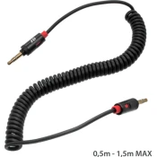 AUX kabel 2x3.5mm, črn