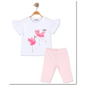 ALG Komplet za devojcice Flamingo, Roze-beli