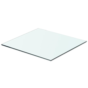 vidaXL Polica Prosojno Steklo 40x30 cm