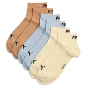PUMA Quarter Socks Unisex (3-Pack), Clothing, Blue/Yellow, 39-42
