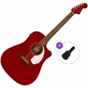 Fender Redondo Player Basic SET Candy Apple Red Elektroakustična dreadnought