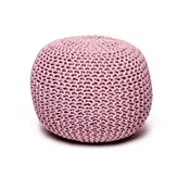 Rožnat pleten tabure Jagger – Bonami Essentials