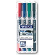 Staedtler Marker Lumocolor permanent duo 4/1