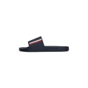 TOMMY HILFIGER Nizki natikači mornarska/rdeča/bela