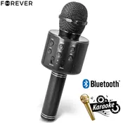 Party mikrofon FOREVER, BMS-300 all-in-one karaoke - mikrofon, bluetooth zvucnik, crni