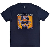 Jamiroquai Majica Orange Glow Unisex Navy Blue XL