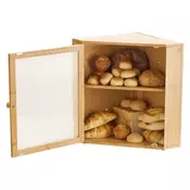 VEVOR Dvojni plastični kotni škatla za kruh 32x32x425 cm rjava