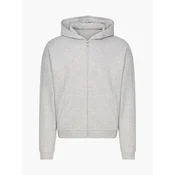 cfab Majica Relaxed Zip svetlo siva