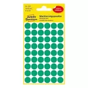 Avery Zweckform okrogle markirne etikete 3143, fi 12 mm, zelene