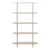 Bež kovinski regal 90x150x31 cm Rieti – House Nordic