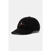 Tommy Hilfiger Kapa s šiltom Seasonal Flag Wash 6 Panel Cap AM0AM13348 Črna