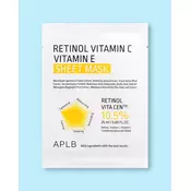 APLB Retinol Vitamin C Vitamin E vlažilna maska za obraz - 25 ml/1 kos
