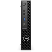 Dell Optiplex 7000 MFF i5-12500T 16GB DDR4 SSD256 Intel UHD Graphics 770 WLAN + BT Wireless Kb & Mouse W11Pro Black