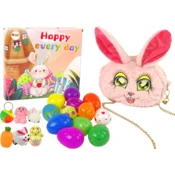 slomart Komplet velikonočnih jajčk Fidget Toys, zajčkova torbica