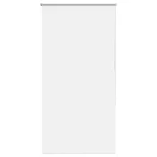 Vidaxl Rolo zatemnjena bela 65x175cm tkanina širina 60,7cm poliester