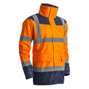 Coverguard signalizirajuca zaštitna hi-viz jakna keta narandžasto-plava velicina xl ( 7ketoxl )