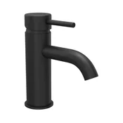BATH DELUXE 28-005-01-02-04 - Pipa za umivalnik DRAGOR 15,6 cm mat črna
