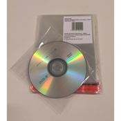 Prozorni ovitki z zavihkom in lepilom za CD/DVD/Blu Ray, 100 kom