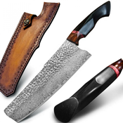Kuhinjski nož Damascus MASTERPIECE Takafumi - Črna KP26686