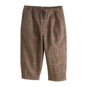 Next Hlače Cosy Smart bež / modra / čokolada