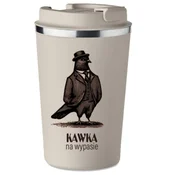 shumee Vrhunska termo skodelica s kavnim potiskom NA Wyspa za kavo 350 ml KT_093