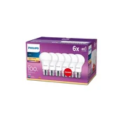 Komplet 6x LED sijalica Philips A60 B22/13W/230V 2700K
