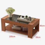 Yameile Klub sto, 100x40x50 cm, Hrast