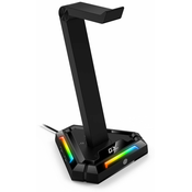 Genius Postolje za slušalice GX-UH100, LED, USB hub