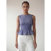 ARMIE Bluza The Carla Slim-Fit Top modra