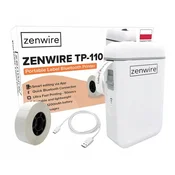 shumee Mini prenosni termični tiskalnik za nalepke Bluetooth USB-C Zenwire TP-110