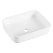 shumee Snello pultni umivalnik 50X39 CM pravokotni bel