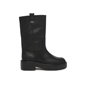 Zimski škornji Tommy Jeans Tjw Tubular Mid Boots EN0EN03111 Črna