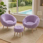 ATELIER DEL SOFA Fotelje i tabure Lida Wellsoft Lilac