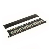 DATACOM Patch panel 19 STP 24 ports CAT5E LSA 1U BK (3x8p)/VL