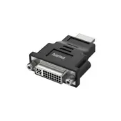 HAMA HDMI DVI-D transformator Crno 3cm 200339