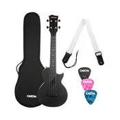 CONCERT Ukulele CARBON Črn (+ torba, trzalice) HH 2258