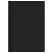 Vidaxl Preproga za šotor 300x600 cm črna