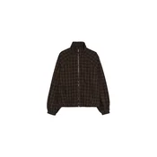 Bershka Prehodna jakna rjava/temno rjava