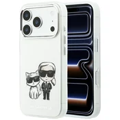Premium ovitek Karl Lagerfeld IML KC Bodies Sketch Print MagSafe za iPhone 17 Pro Max/18 Pro Max - beige