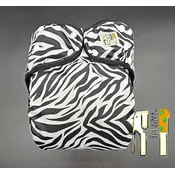 shumee Plenice za večkratno uporabo JUNIOR S NappiMe plenice JUNIOR S - ZEBRA