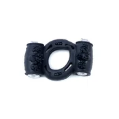 Gardj Europe Prstan – Vibrirajoči penisni obroč Double Black