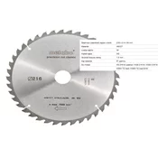 METABO KRUZNA TESTERA HW/CT 216X30-40 WZ 5