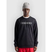 Burton M Oak Crew Sweater true black heather