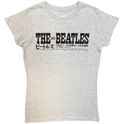 The Beatles Budokan Set List (Back Print) Grey S Ženske Majica