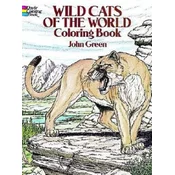 Wild Cats of the World Coloring Book