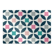 Decormat Podloga za stol Pastel retro pattern 140x100 cm 15 cm