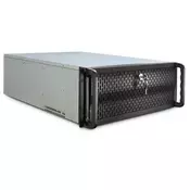 Inter-Tech IPC 4U-4129L kovinsko ohišje za strežnik, srebrno