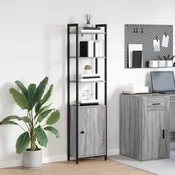 Ormaric za knjige Siva Sonoma 40 x 24 x 161 cm