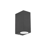Ideal Lux 115337 - Zunanja stenska svetilka 2xE27/28W/230V antracit IP44
