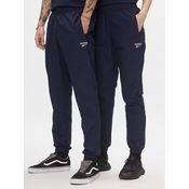 Reebok Hlače Cl F Fr Trackpant Moški Oblačila Hlače H54439 Mornarsko Modra